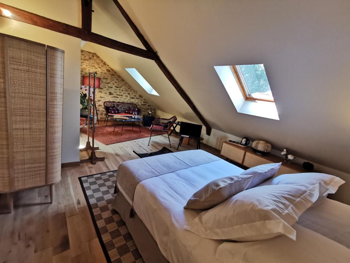Maison D'Hotes Les Jardins Saint Eloi Le Lonzac Exterior foto